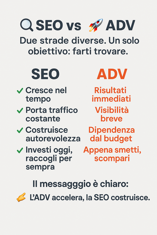 seo e sem differenze tra organic e ads
